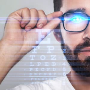 Man with glasses