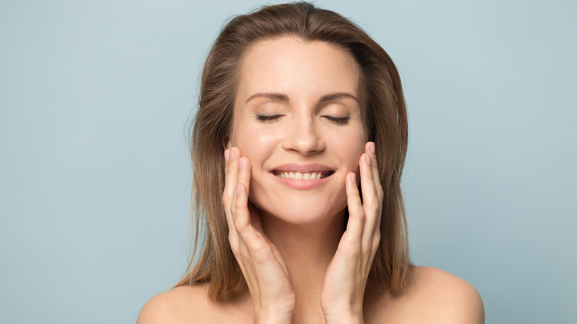 woman smiling